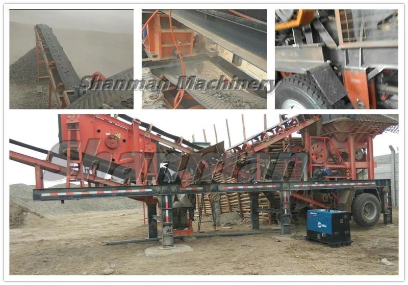 Crusher Diesel Engine Power for Mineral Concrete Crushing