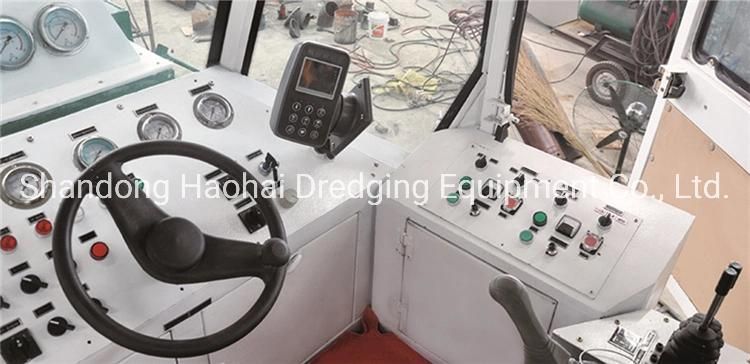 Amphibious Excavator Dredger Machine 600m3/H with Pontoons for Waterways Cleaning and Sand Dredging