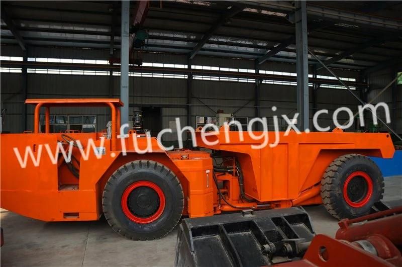 2 cbm wheel type underground LHD loader for mining with Deutz engine