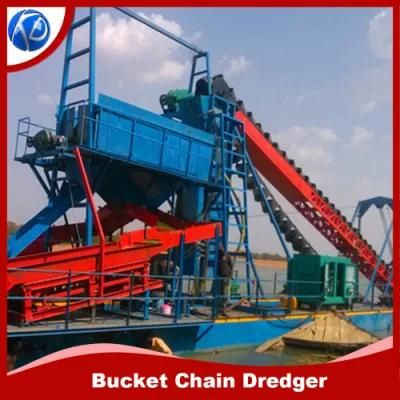 Keda Better Quality Hot Sale Chain Bucket Gold Dredger