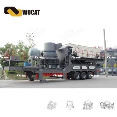 High Crushing Ratio Portable Cone Crusher Plant (S-H250)