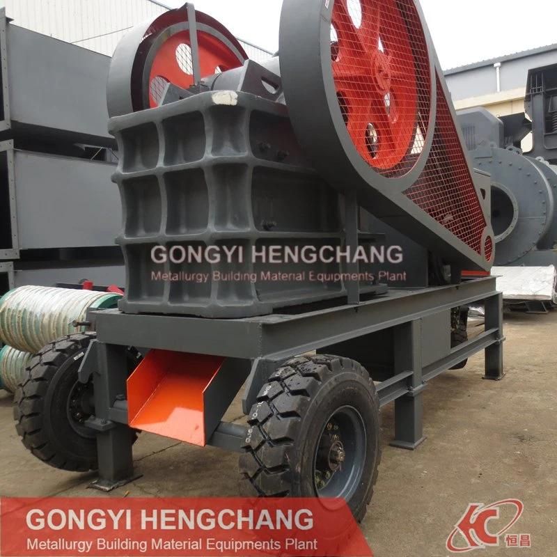 PE250400 Mobile Coal Stone Concrete Glass Rock Breaker with Ce Certification