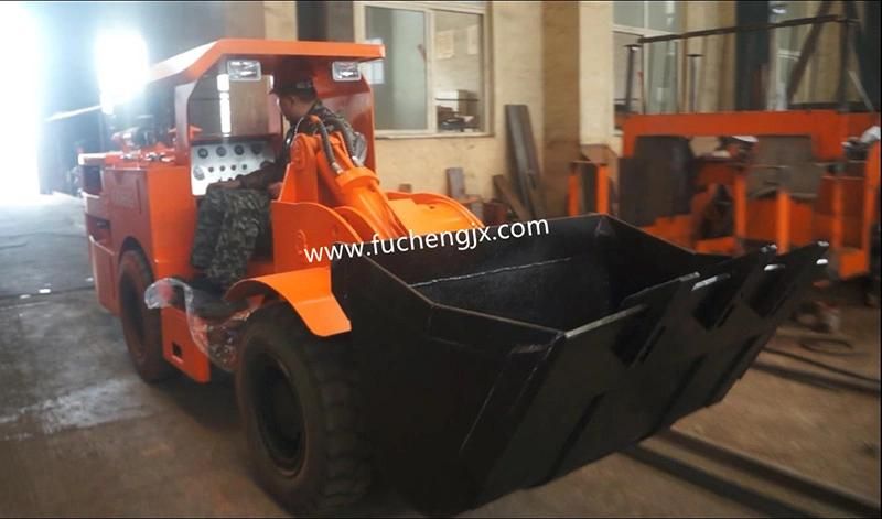 Reliable diesel mining hydraulic underground mini loaders