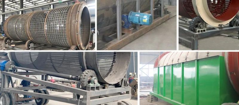 Heavy Duty Trommel Screen Are Used for Gypsum/Clay in Quarry
