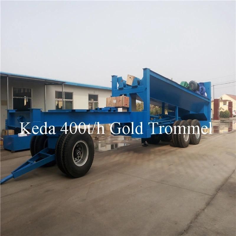 Small Portable Gold Trommel Wash Plant