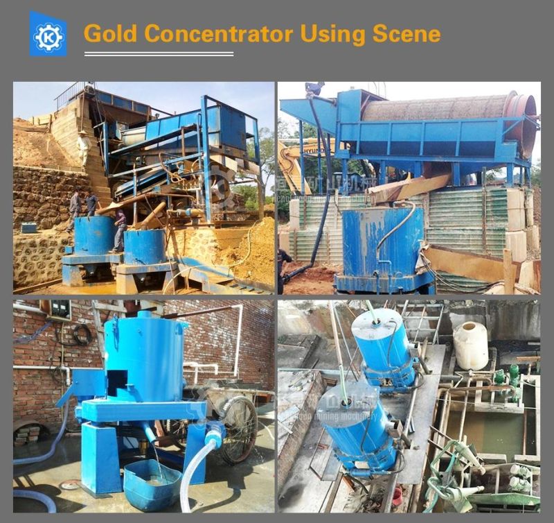 Chile Nelson Centrifuge Gold Centrifugal Machine for Rock Sand Gold Mining Cencentrate