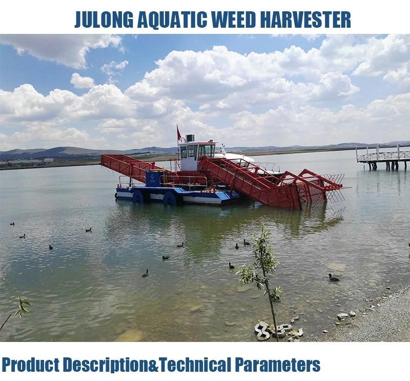 Water Surface Cleaning Ship/Collecting Vessel Aquatic Weed Harvester