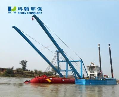 10 Inch River Sand/Mud Pumping Machine Cutter Suction Dredger Used in Dredging Project