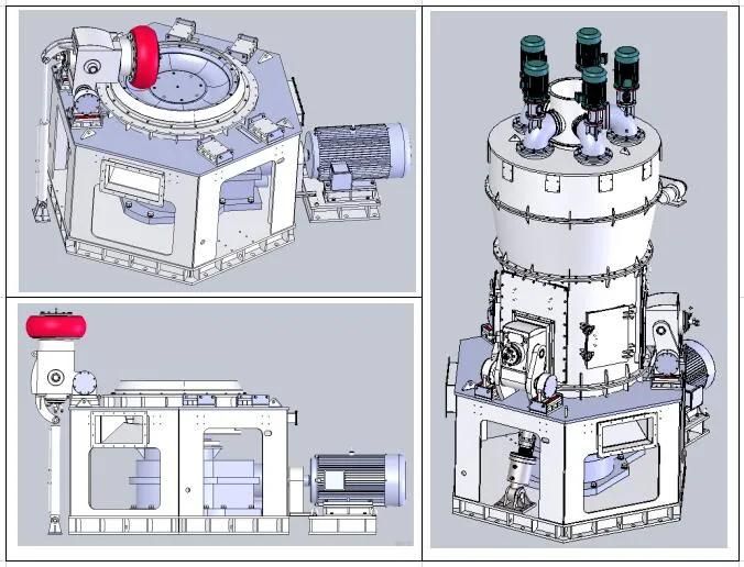 Ultra Fine Powder Vertical Processing Mill Machine