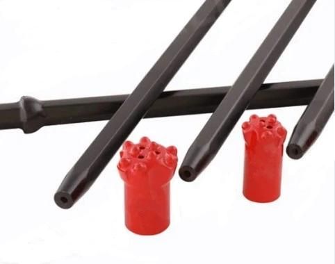 China High Quality Hex. 22*108 Carburized Tapered 11 Degree Drill Rod