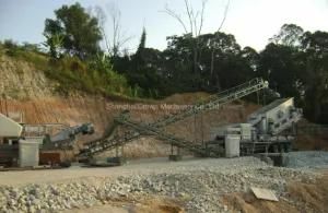 Granite Basalt Rock Mobile Jaw Crusher Plant Machine