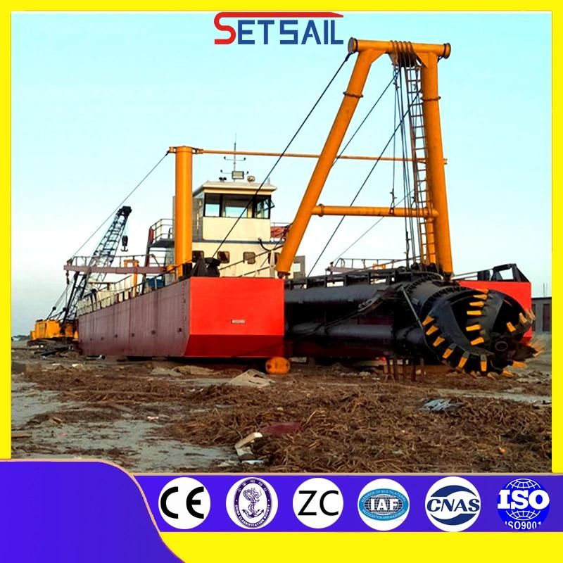 Diesel Engine Hydraulic Pump 10 Inch Cutter Suction Dredger for River Sand