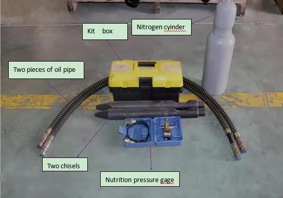 Rock Breaker Hammer Demolition Breaker with Chisel 140mm, Hydraulic Stone Breaker