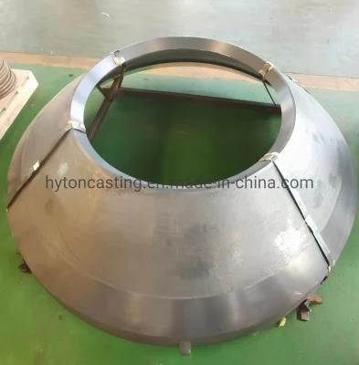 Apply to Trio Cone Crusher Manganese Steel Casting Wear Parts Mantle Concave Bowl Liner ...