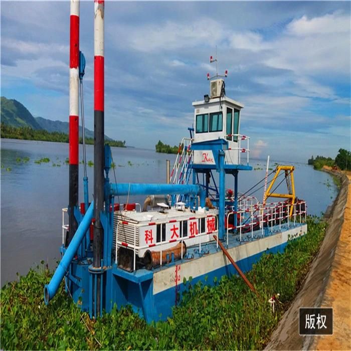 12 Inch Gold Dredge Dredging Machine Hydraulic Sand Mud Pump Dredger Cutter Suction Dredger