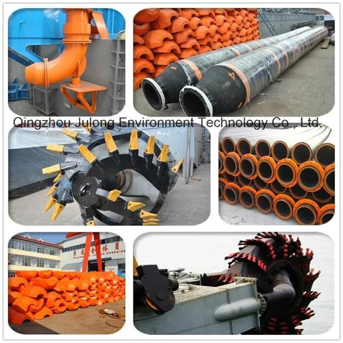 High Effciency Julong Professional Hydraulic Diesel Cutter Suction Hopper Dredger