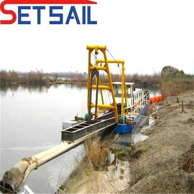 Durable Diesel Engine Jet Suction Dredger with Sand Pump