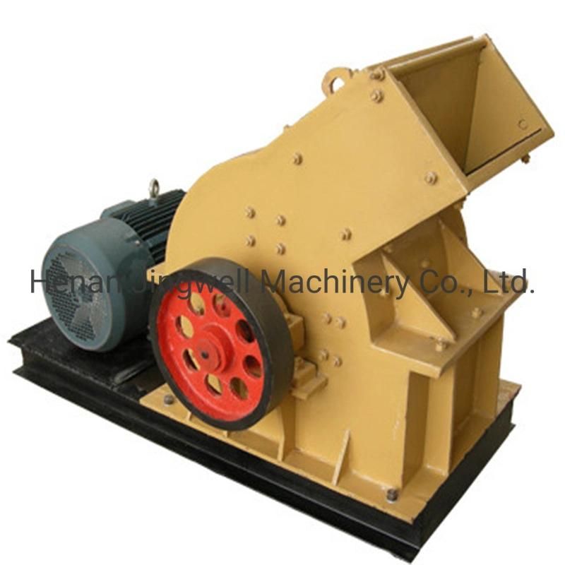 High Output Hammer Type Glass Container Crusher for Recycling