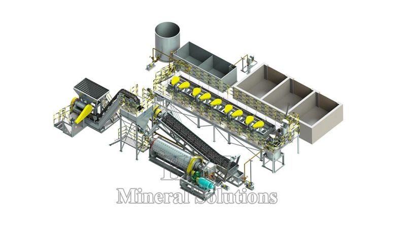 Small Scale Portable Modular Gold Mining Flotation Plant