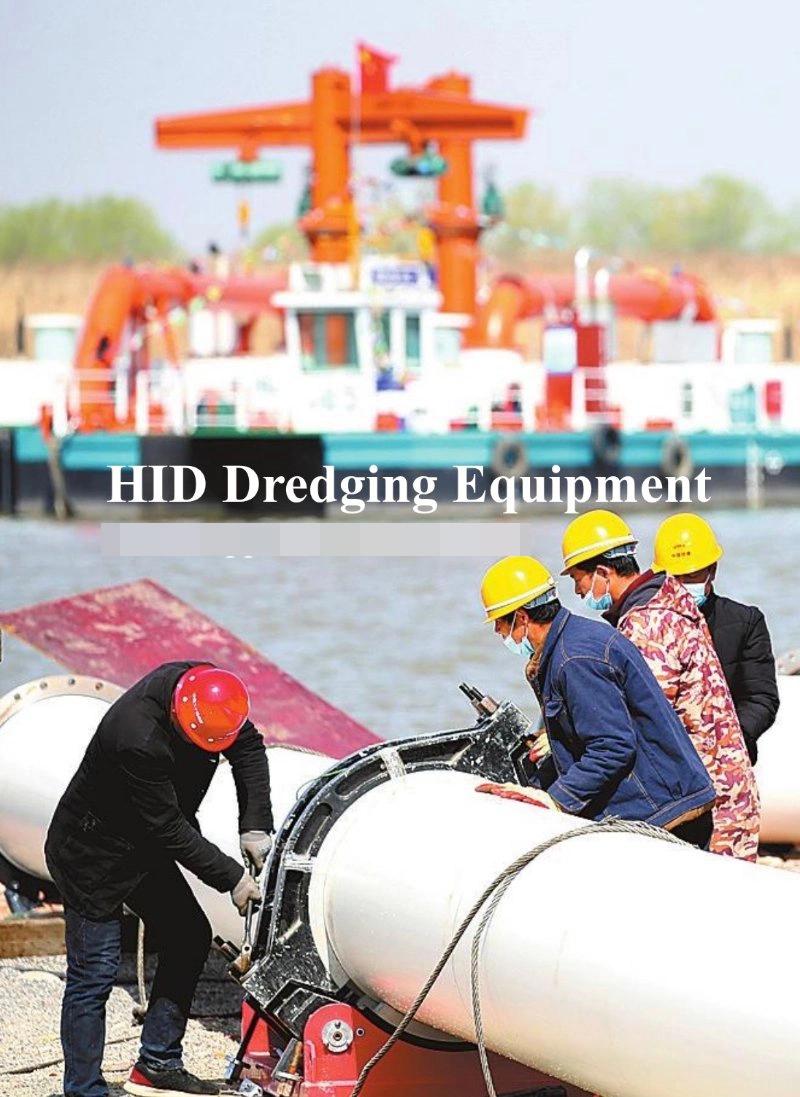 HID Brand Head Dredging Cutter Suction Dredger Dredge Equipment Machine Manufacturer Sand Mud in River Port