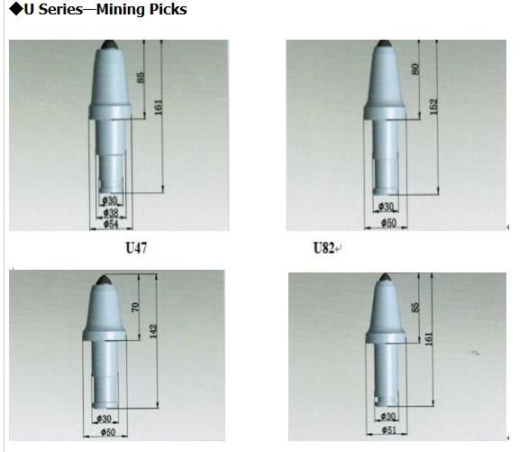 U47 Road Milling Rotary Cutter Picks