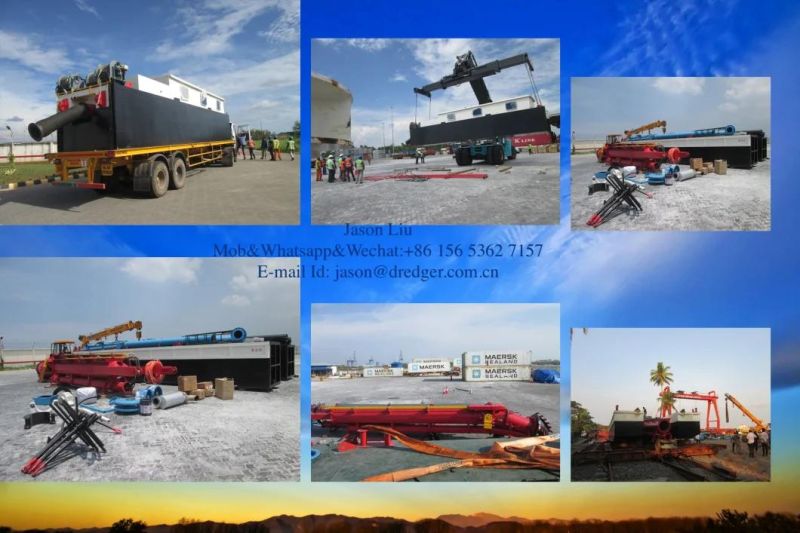 Julong- Customized Hydraulic Electric Drive Sand Cutter Suction Dredger for Hot Sale