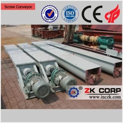 Small Tubular Limestone Rock Screw Conveyors Made of Stainless Steel
