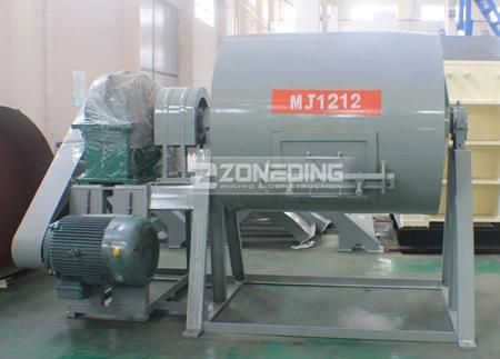 Dry Grinding Small Ceramic Liner Ball Mill Feeding in Batch