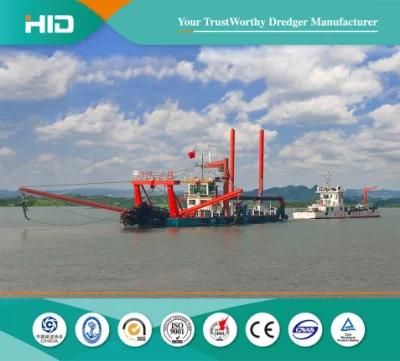 HID Brand Cutter Suction Dredger with Dredging and Piling in River and Lake