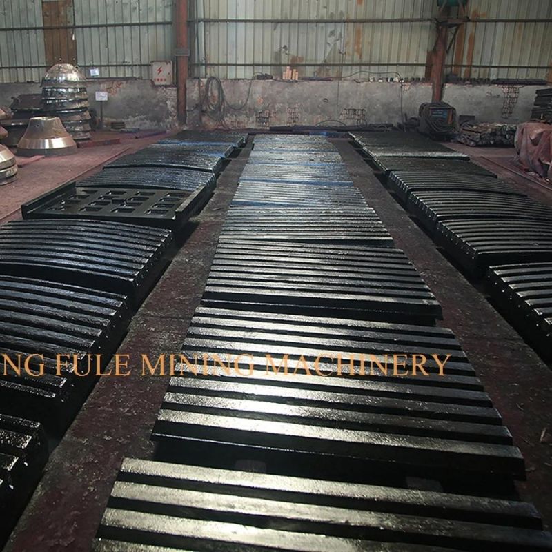 Stone Crusher Wear Resistant Part Fixed and Movable Jaw Plate