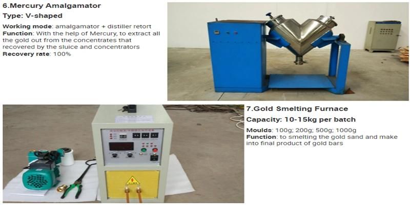 River Gold and Diamond Mining Machinery with Centrifuge