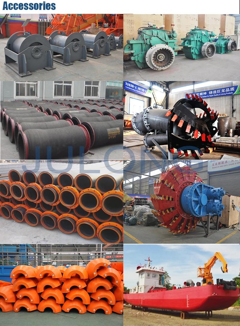 China Small River Sand Cutter Suction Dredger Machine for Land Dredge