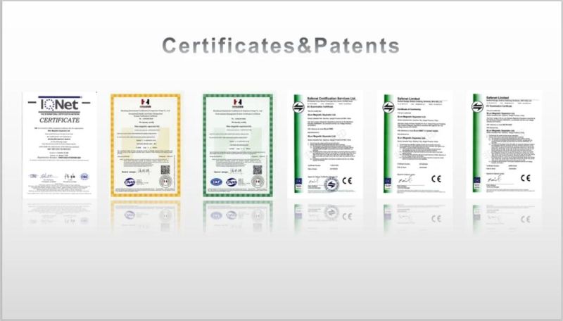 Slon CE Certified Magnetic (Magnet) Separation Equipment for Limonite