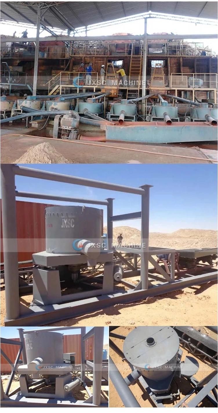 High Efficient Alluvial Type Gravity Gold Centrifugal Concentrator