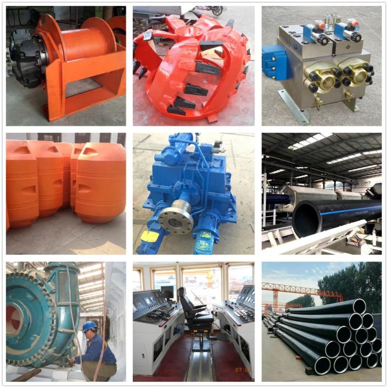 Etcsd300 Canal Dredge Sand Dredging Machine Equipment Hydraulic Canal Ports Pumping Boat River Mining Low Price Silt Clay Mud Cutter Suction Dredger Price
