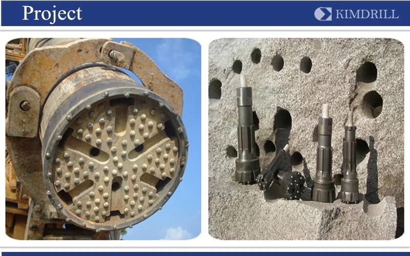 Open Pneumatic Impact Drilling Bit for Submersible Hammer