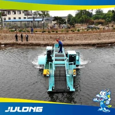 Automatic Cleaning Boat for Collecting River Plants