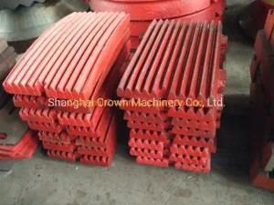 Fixed Movable High Manganese Casting Steel Jaw Crusher Plate