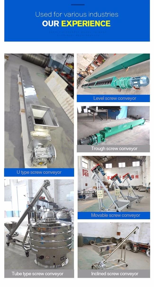 Stainless Steel Small Flexible Screw Conveyor for Powder