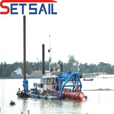 Rexroth Hydraulic Cutter Suction Digging Dredger for River Sand