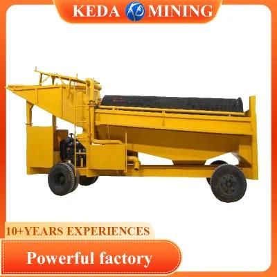 Keda Alluvial Mobile Gold Washing Plant in Africa (3-500t/h)