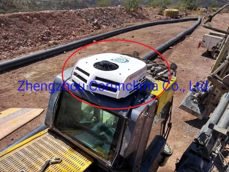 Battery Powered DC Aircons for Heavy Duty Machinery Cabins