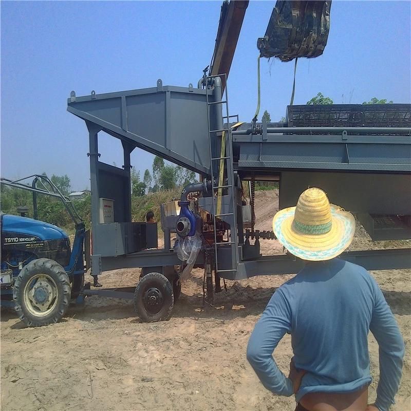 Popular Alluvial Gold Separating Gold Mining Trommel Screen