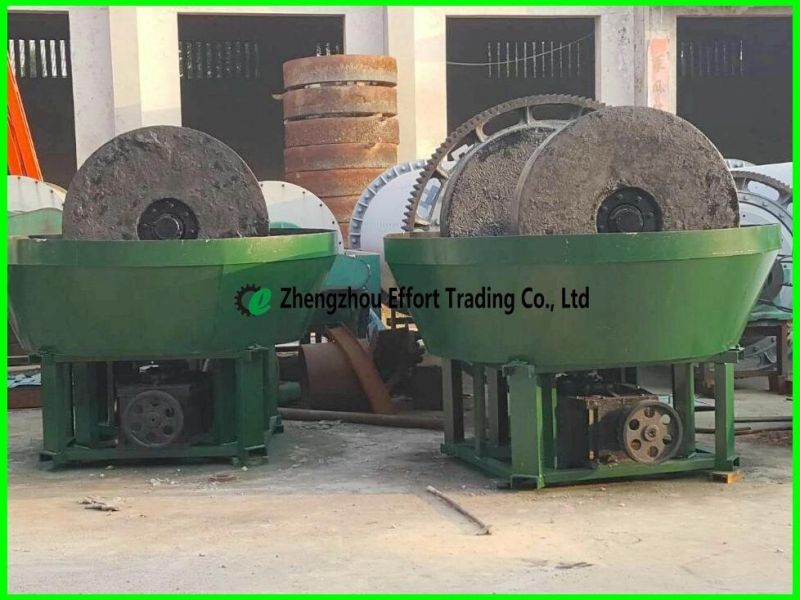 Wear-Resistant Wheel Mill Wet Pan Mill River Sand Rolling Machine