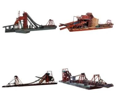 Self-Propelled Bucket Chain Dredger/Gold Mining Equipments for Sale