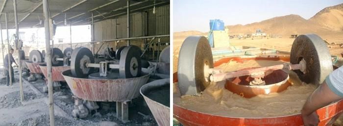 2021 Gold Ore Plant Wet Pan Mill Rock Gold Grinding Machine Mining Machine
