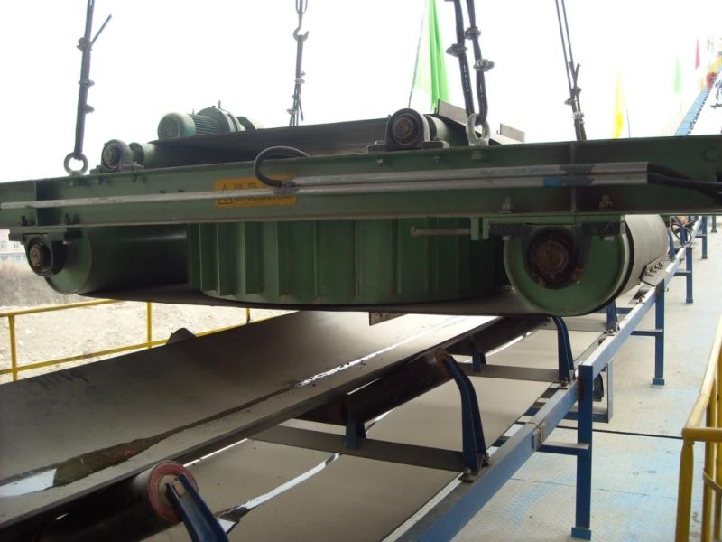 Dry Belt Conveyor Mining Equipment Overband Magnetic Separator, Electro Self-Unloading, for Iron Ore Mining in Self-Cleaning