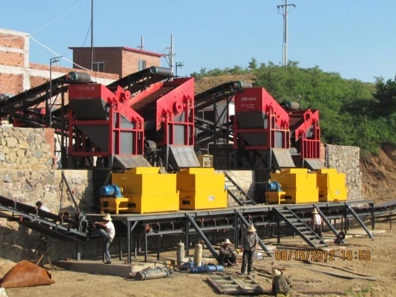 Chinese Professional Magnetite and Dry Powder Ore Separation Equipment Dry Pre-Separation Type Magnetic Drum Separator