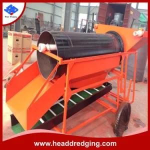 High Quality Low Price Small Portable Mobile Gold Trommel Washing Plant