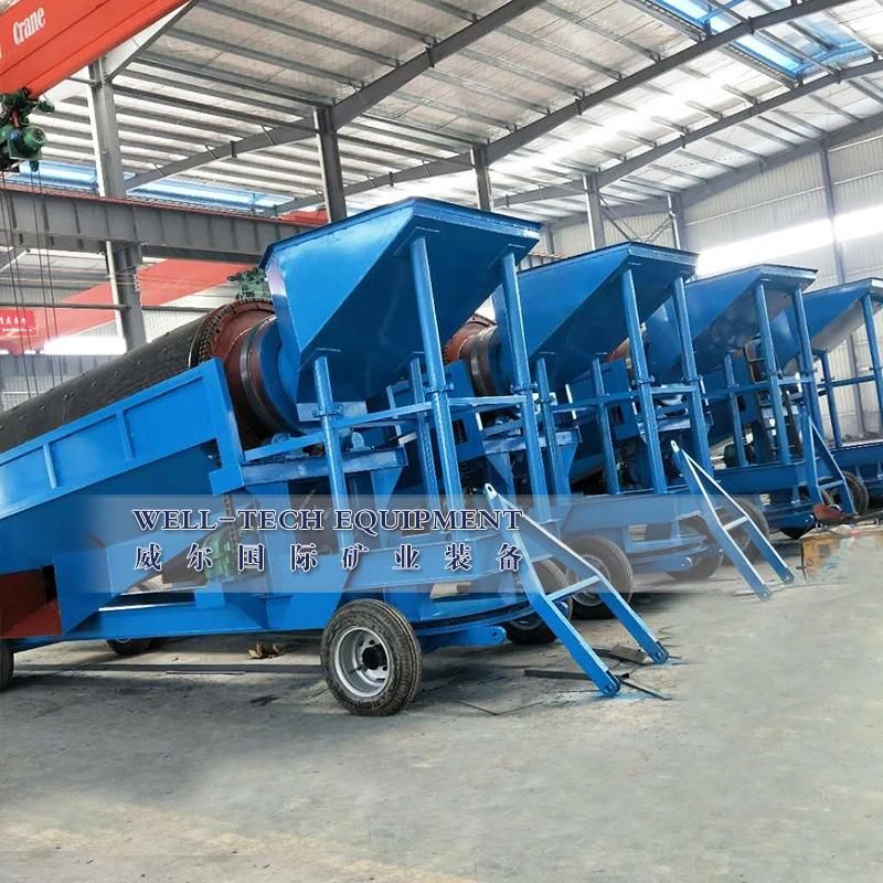 Mobile Gold Wash Plants Mobile Sand Trommel Screen